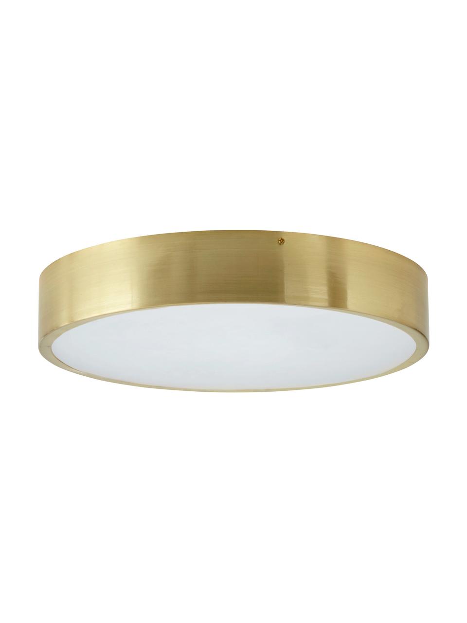 Stropná lampa Dante, Odtiene zlatej, Ø 40 x V 7 cm