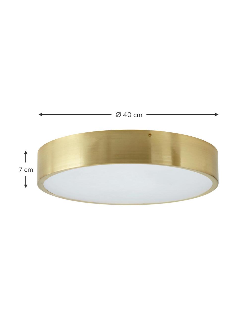 Lampa sufitowa Dante, Odcienie złotego, Ø 40 x W 7 cm