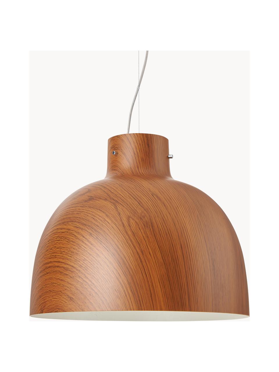 Suspension Bellissima, Plastique, Aspect bois, foncé, Ø 50 x haut. 41 cm