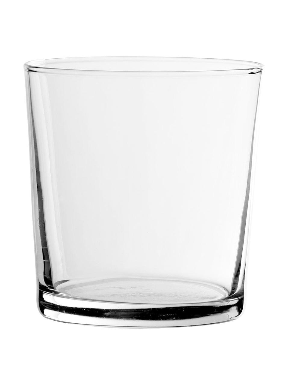 Bicchiere acqua Simple 6 pz, Vetro, Trasparente, Ø 9 x Alt. 9 cm, 370 ml