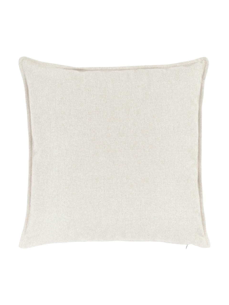 Cojín sofá Lennon, Tapizado: 100% poliéster, Tejido beige, An 60 x L 60 cm