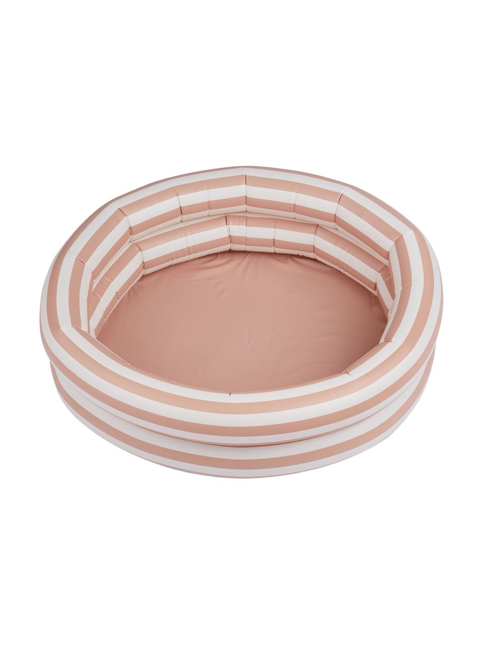 Piscina rosa/bianca per bambini Leonore, Materiale sintetico (PCV), Rosa, bianco, Ø 80 x Alt. 20 cm