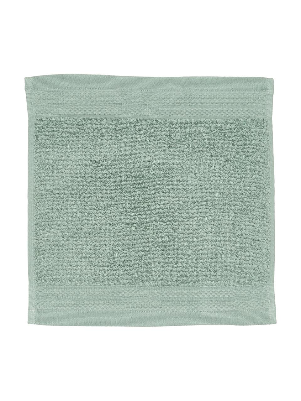 Toalla de algodón ecológico Premium, diferentes tamaños, Verde salvia, Toalla manos, An 50 x L 100 cm