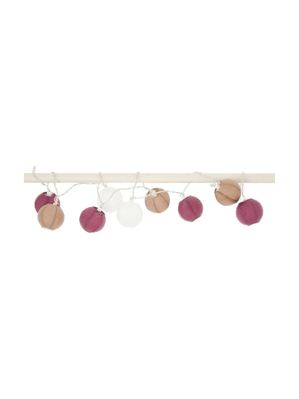 Guirlande lumineuse LED Ibiza, 330 cm, Rose, mauve, blanc