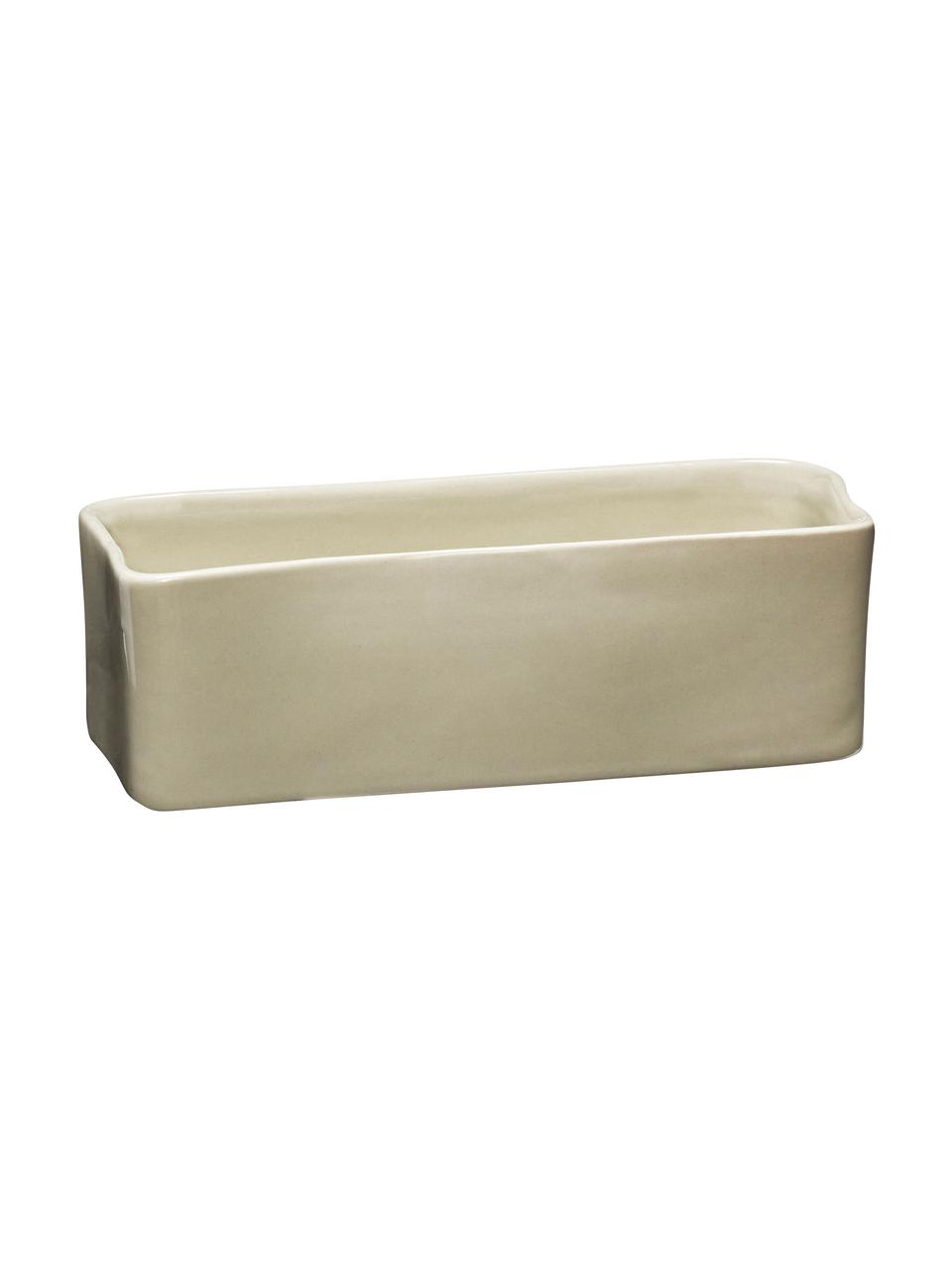 Organiseur fait main Amare, Poudre de roche, Beige clair, vert, larg. 23 x haut. 8 cm
