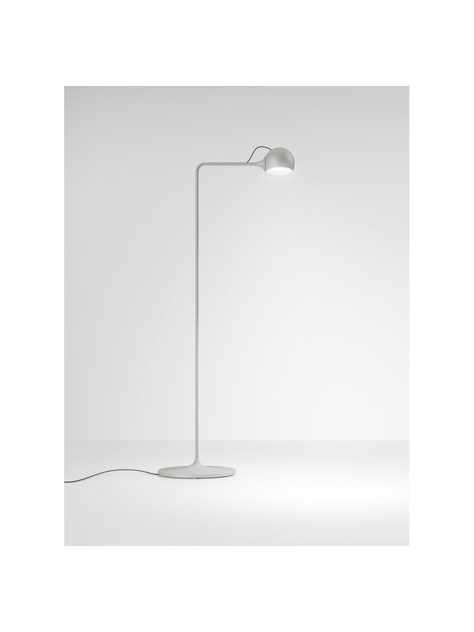 Kleine verstellbare LED-Leselampe Ixa, dimmbar, Greige, H 105 cm