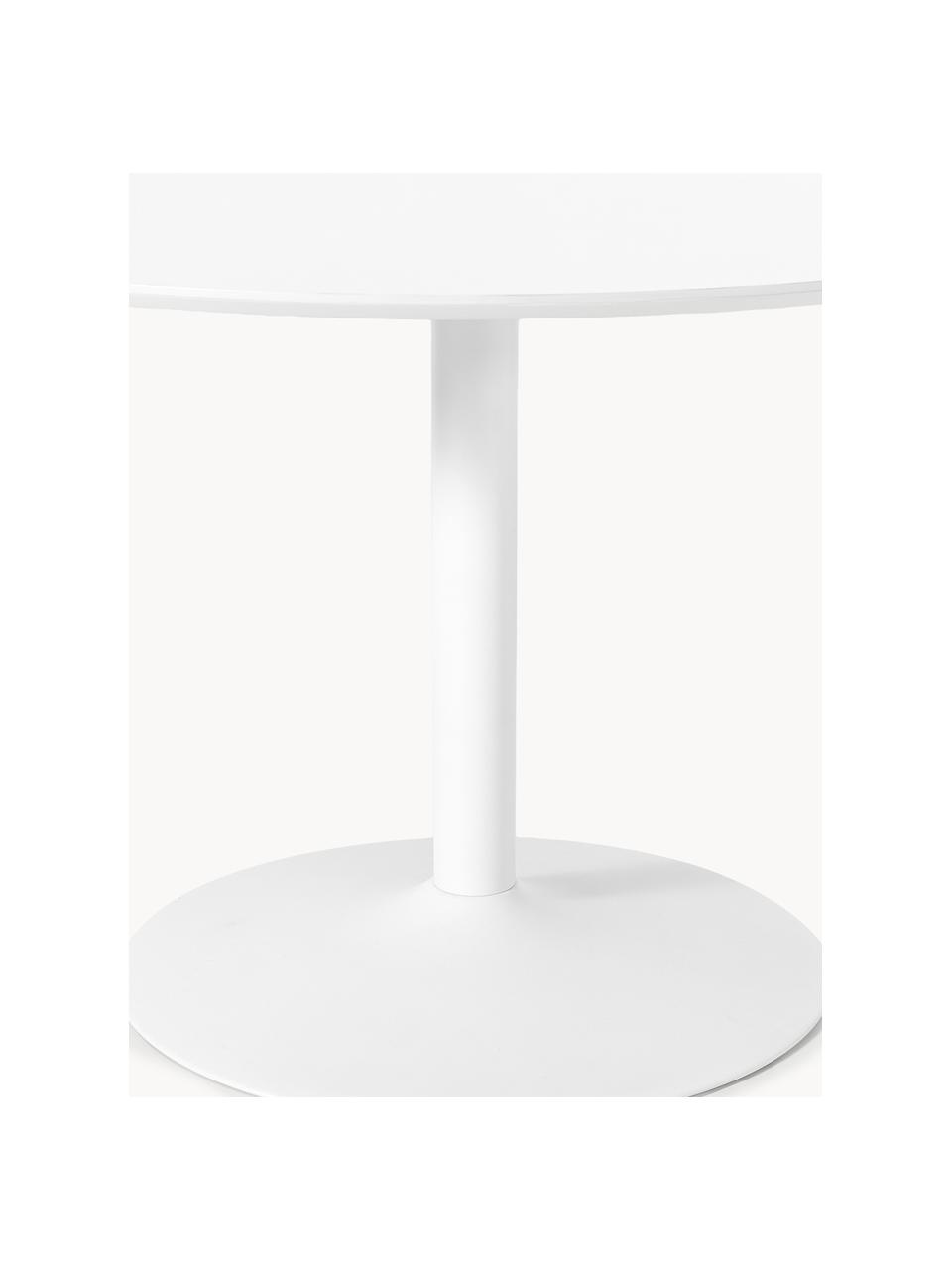 Mesa de comedor redonda Menorca, Ø 100 cm, Tablero: laminado de alta presión , Blanco, Ø 100 cm