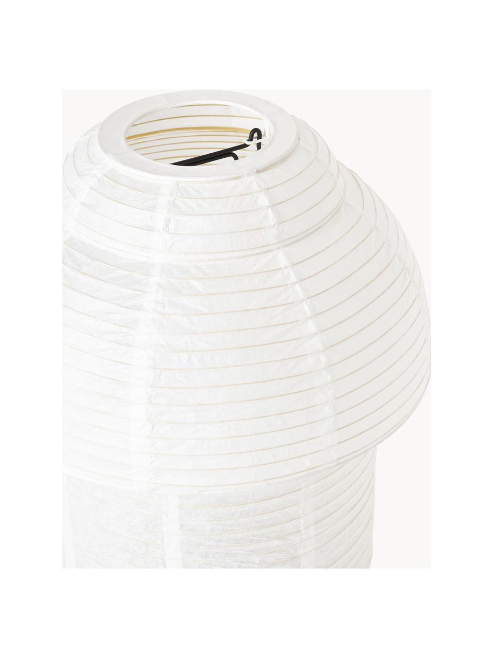 Lampa stołowa z papieru ryżowego Paper, Biały, Ø 30 x W 36 cm