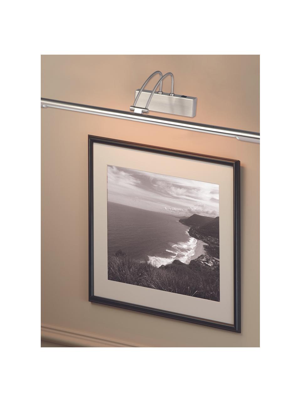 Veľká LED lampa nad obraz Picture, Odtiene matnej striebornej, Š 68 x V 12 cm