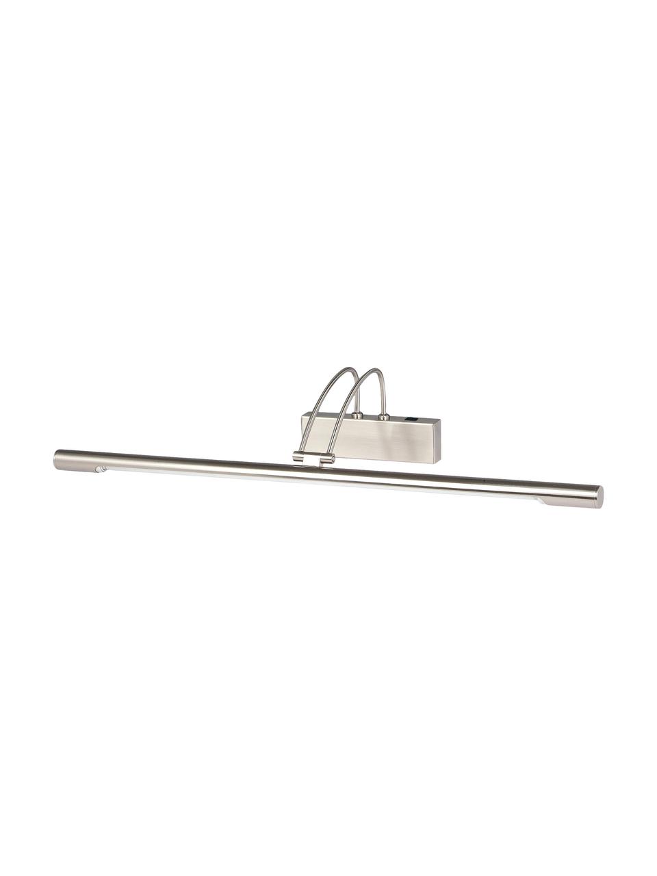 Velké LED osvětlení s vypínačem Picture, Matná stříbrná, Š 68 cm, V 12 cm