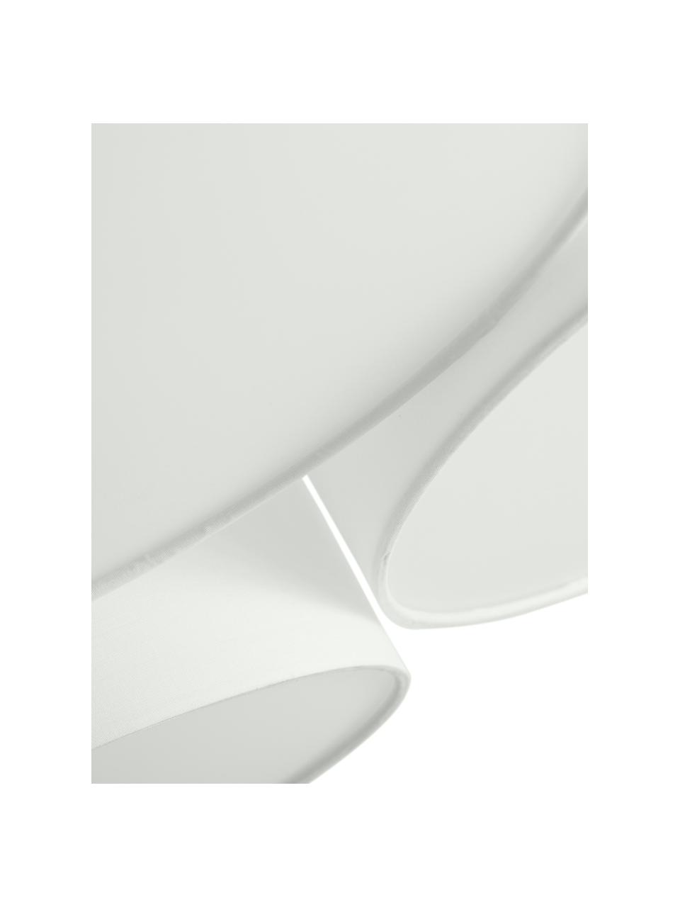 Plafón grande Joss, Anclaje: metal con pintura en polv, Blanco, Ø 61 x Al 26 cm