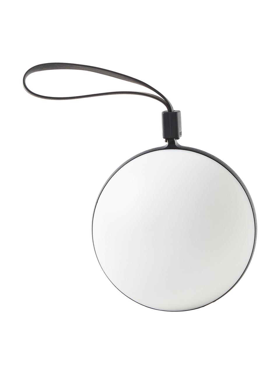 Lampada da tavolo portatile da esterno dimmerabile Bring To-Go 12, Lampada: plastica, Manico: elastico, Bianco, nero, Ø 12 x Alt. 26 cm