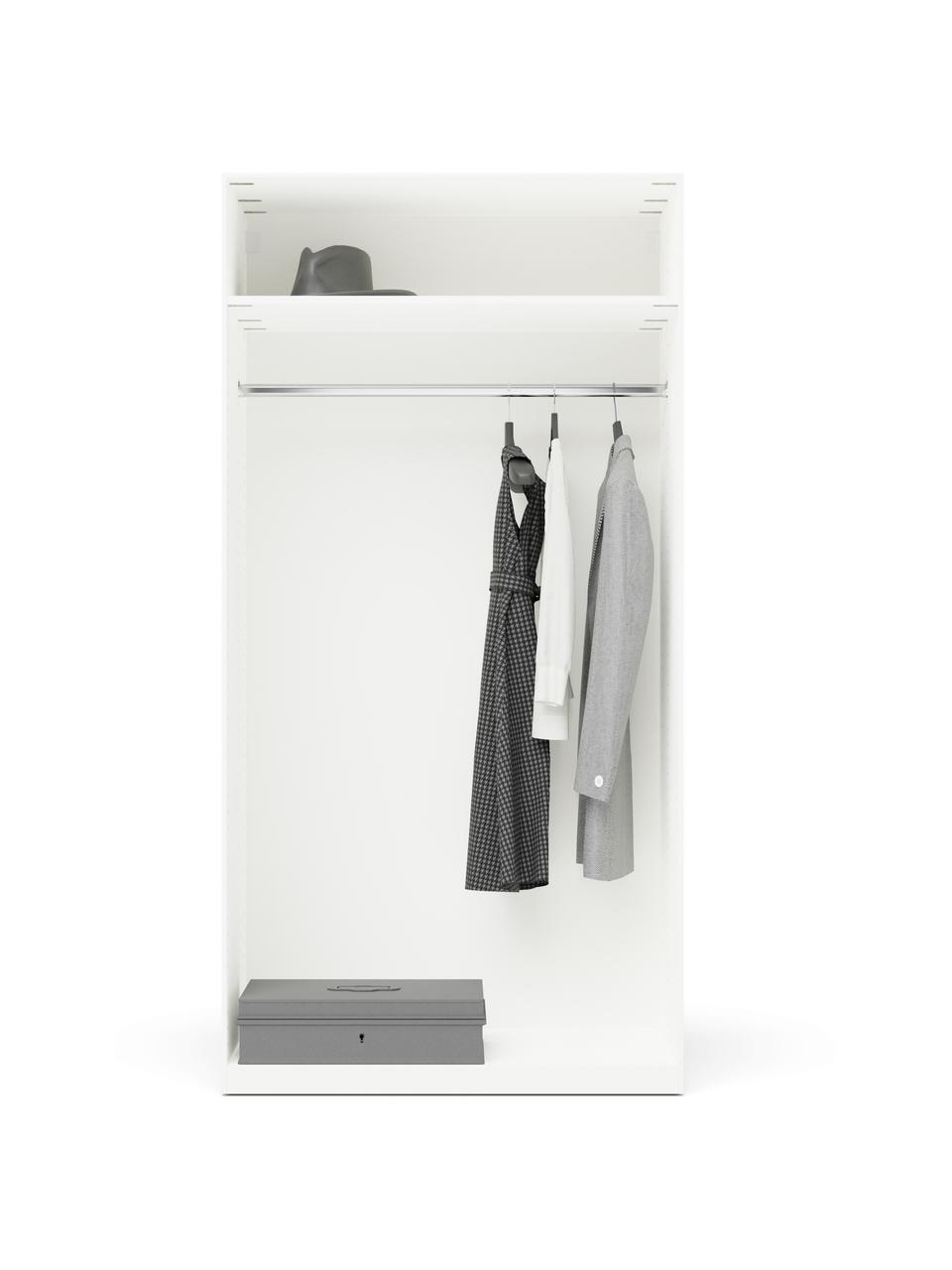 Armario modular Charlotte, 2 puertas (100 cm), diferentes variantes, Estructura: aglomerado con certificad, Beige, Interior Premium (An 100 x Al 236 cm)