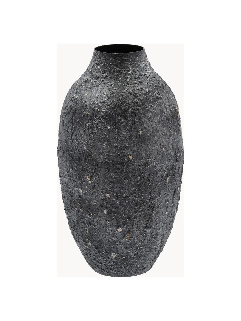 Vaso in ferro Torden, Ferro rivestito, Nero, Ø 24 x Alt. 43 cm