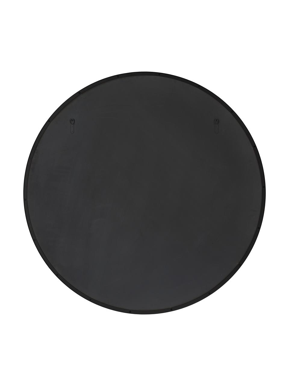 Miroir mural rond noir Ivy, Noir, Ø 120 x prof. 3 cm