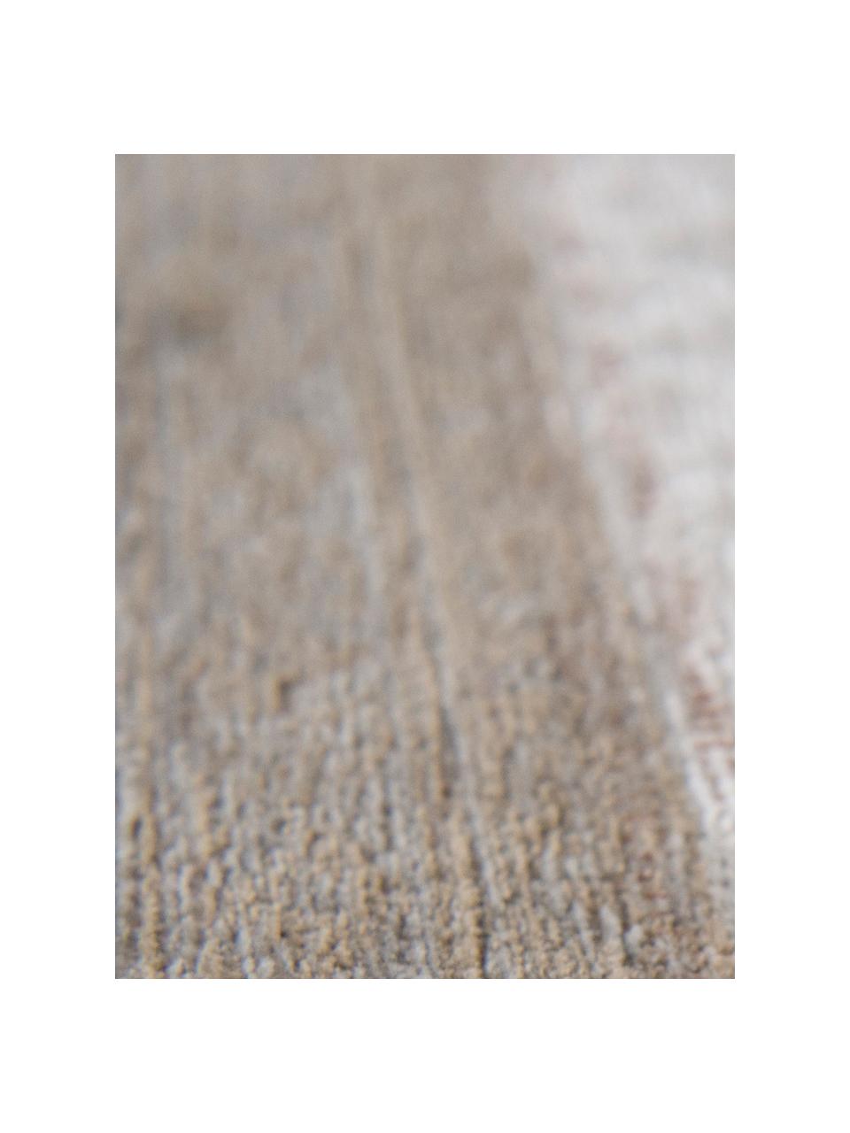 Ženilkový koberec s patchwork dizajnom Multi, Béžová, sivá