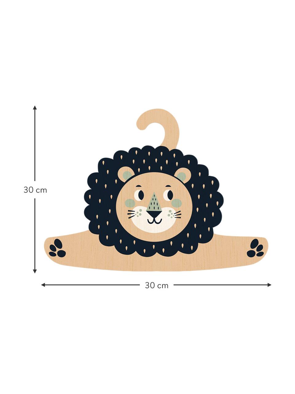 Ramínko Lion, Potažená překližka, Černá, béžová, mátově zelená, krémová, Š 30 cm, V 30 cm