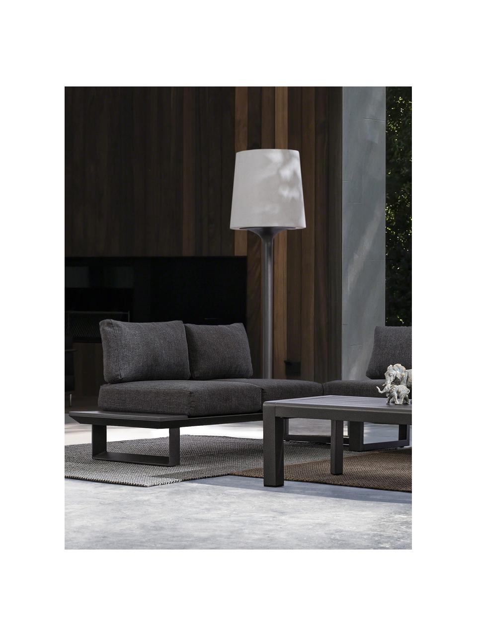Set lounge para exterior Konnor, 3 pzas., Tapizado: 100% polipropileno, Estructura: aluminio con pintura en p, Gris antracita, Set de diferentes tamaños