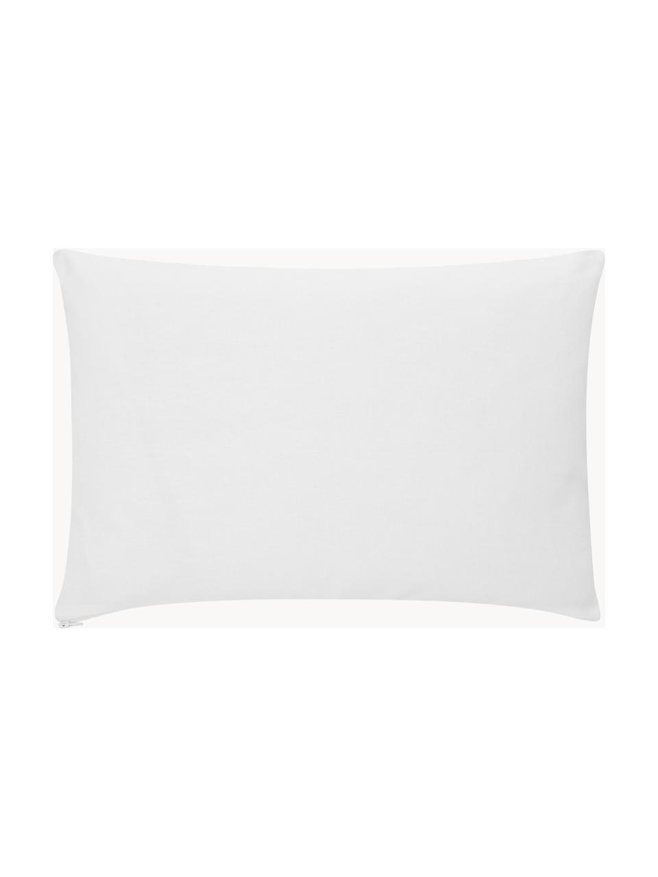 Poszewka na poduszkę Ren, 100% bawełna, Biały, beżowy, S 30 x D 50 cm