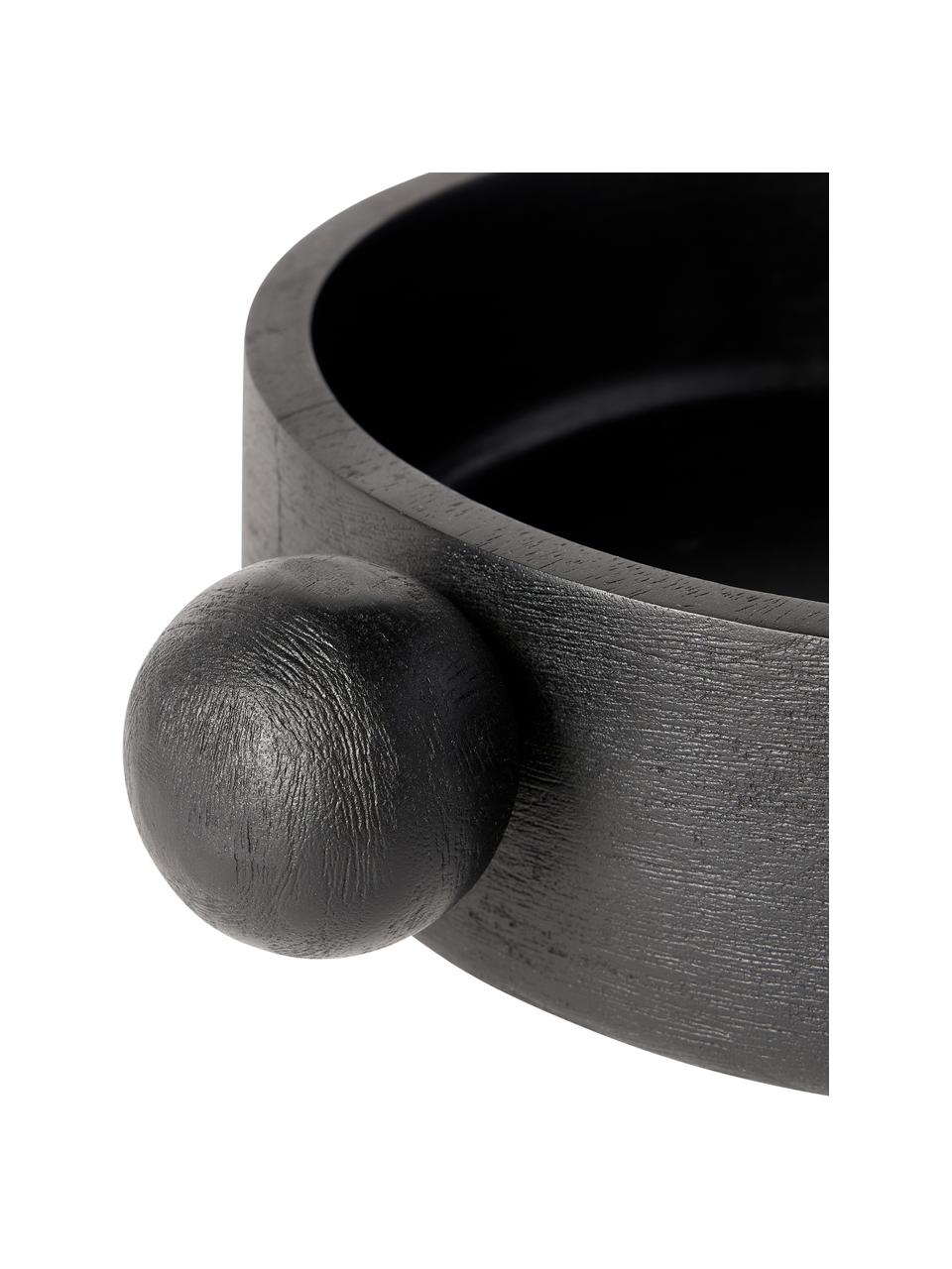 Ciotola decorativa in legno di mango Elani, Legno di mango, Legno scuro, Ø 25 x Alt. 8 cm
