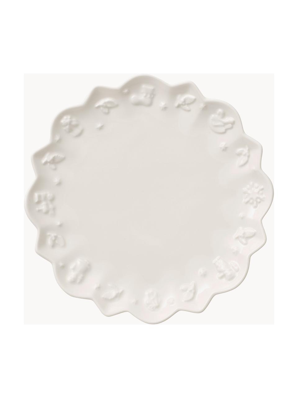 Porzellan-Untertasse Toy's Delight, 6 Stück, Premium Porzellan, Weiß, Ø 19 cm