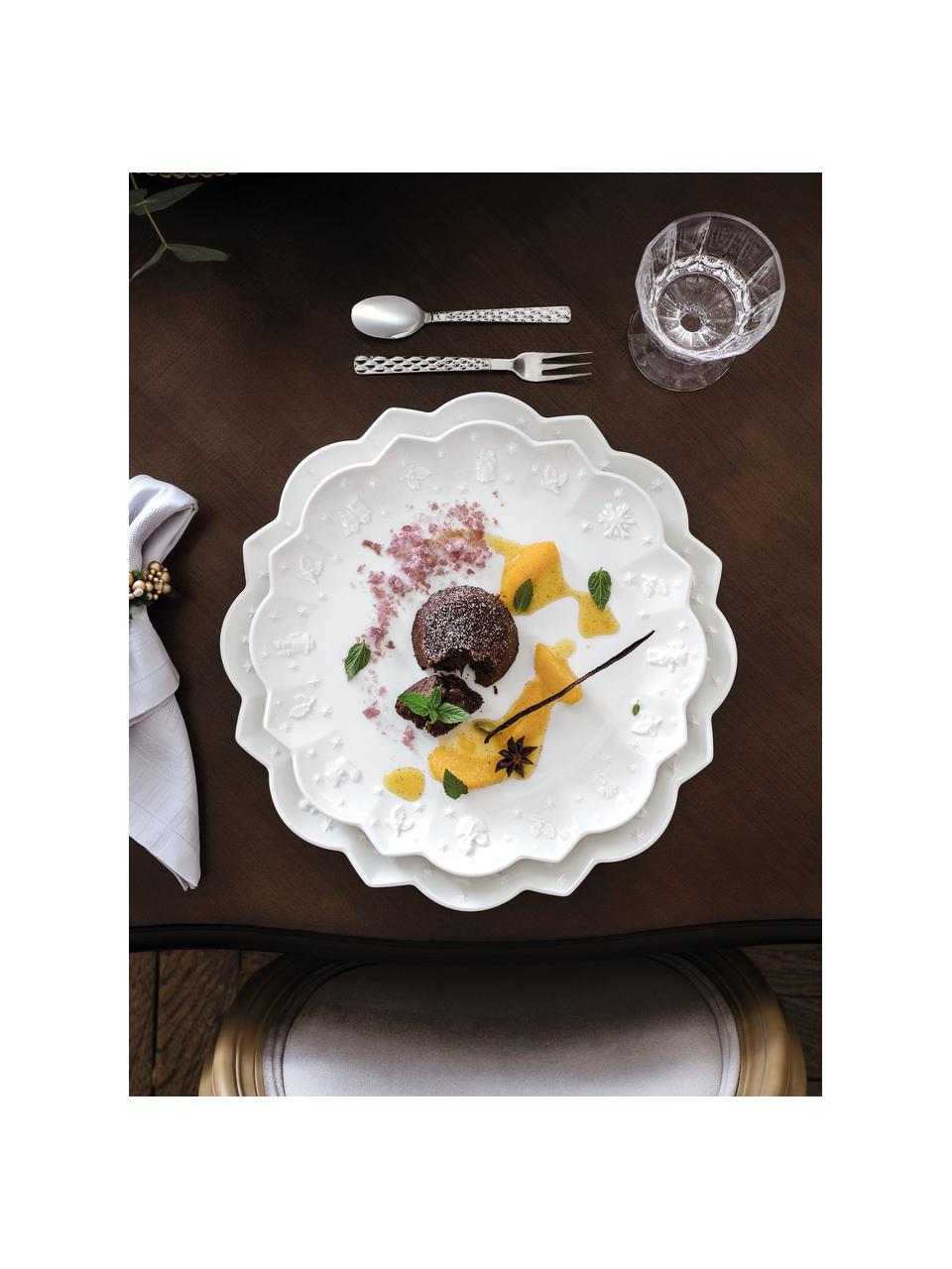 Spodek z porcelany Toy's Delight, 6 szt., Porcelana premium, Biały, Ø 19 cm