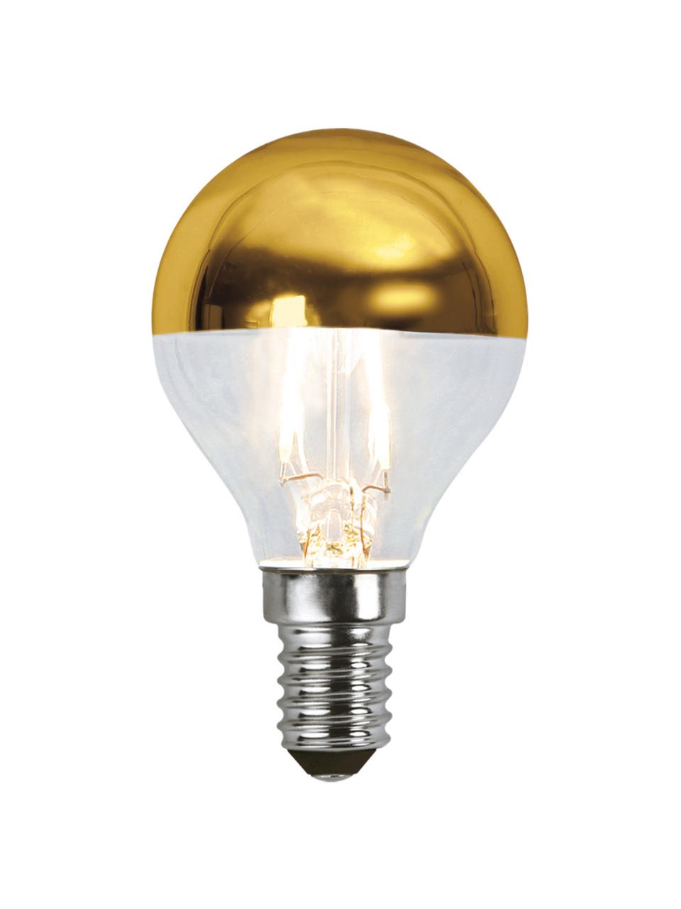 Žárovka E14, 180 lm, teplá bílá, 1 ks, Zlatá, transparentní