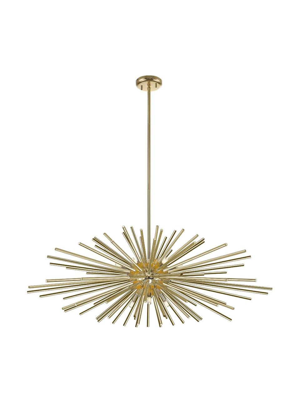 Grande suspension design Urchin, Couleur dorée