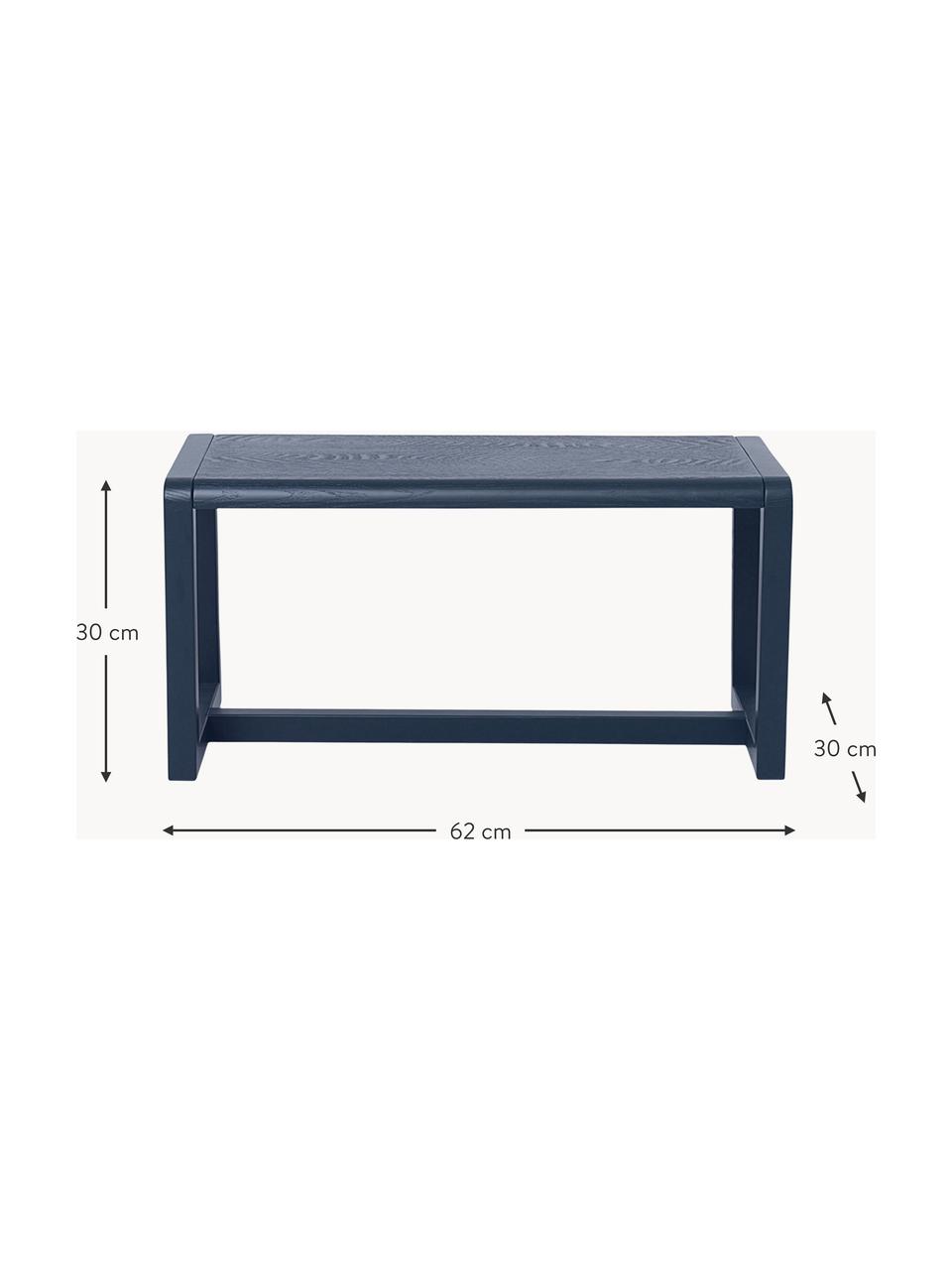 Banc en bois pour enfant Little Architect, Bois de frêne, placage en frêne, MDF

Ce produit est fabriqué à partir de bois certifié FSC® issu d'une exploitation durable, Gris-bleu, larg. 62 x prof. 30 cm