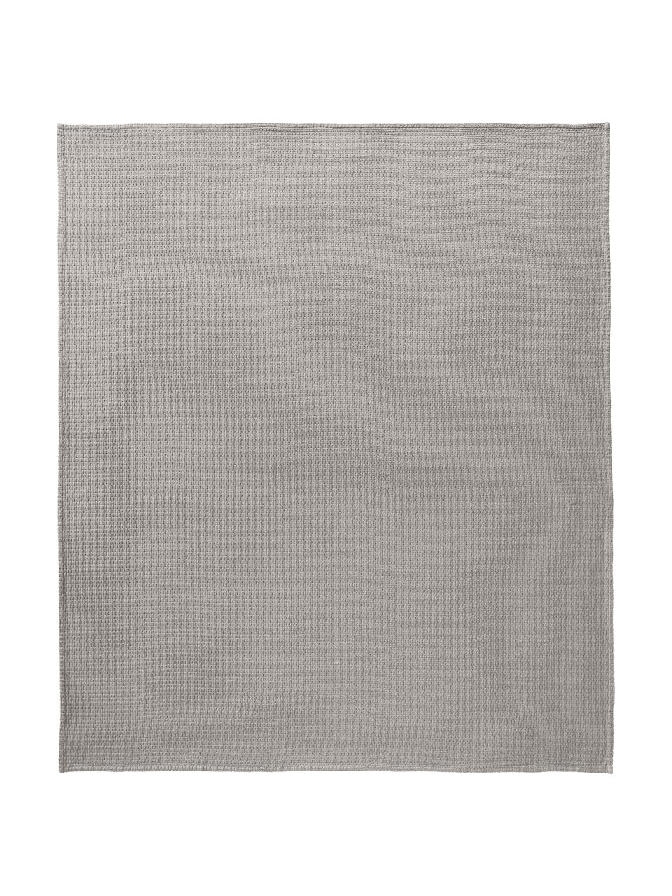 Deka s vaflovou štruktúrou Adair, 100 %  bavlna, Sivá, Š 180 x D 250 cm
