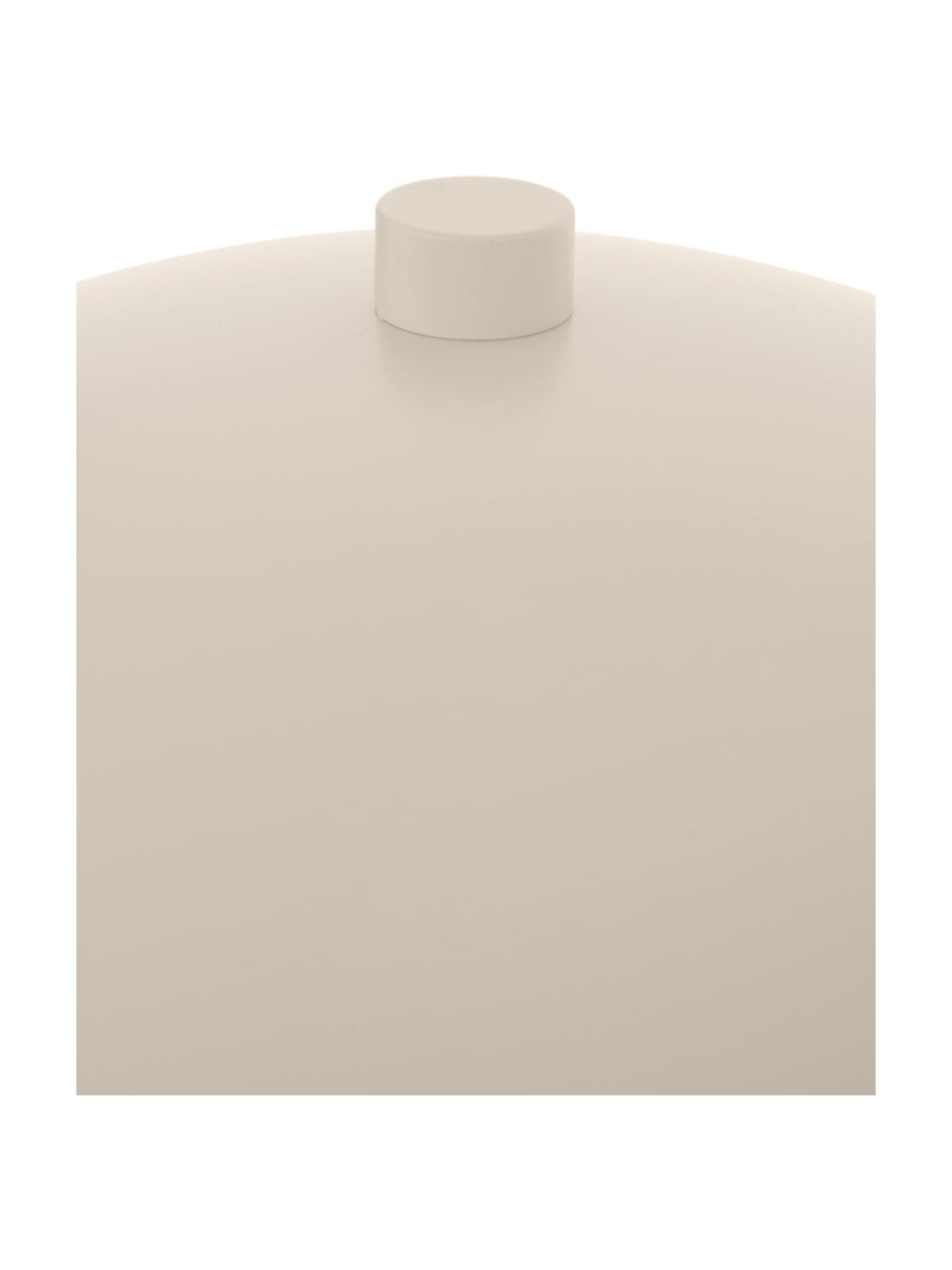 Tischlampe Matilda, Lampenschirm: Metall, pulverbeschichtet, Lampenfuß: Metall, vermessingt, Beige, Messingfarben, Ø 29 x H 45 cm