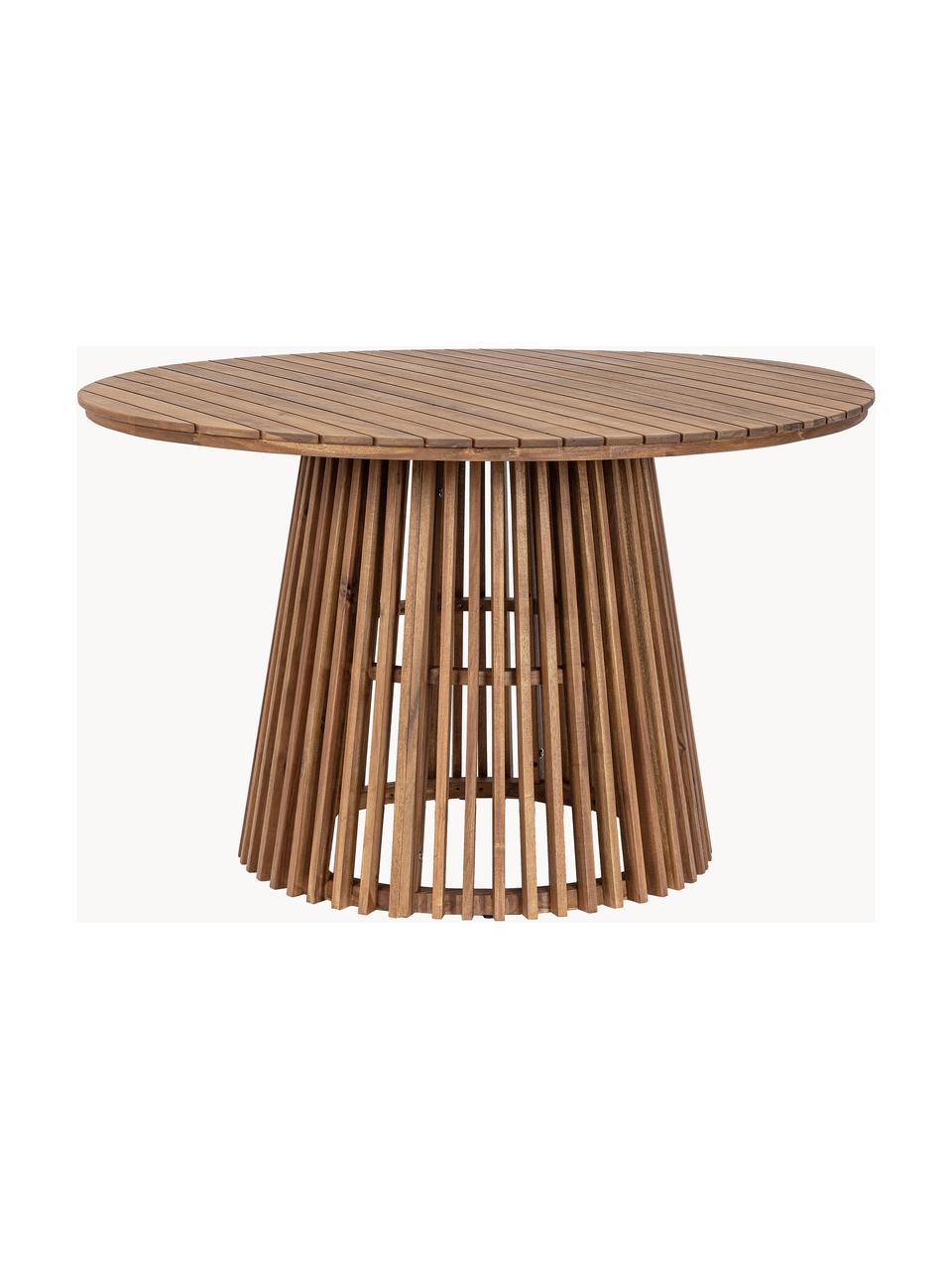 Table de jardin ronde en bois d'acacia Rodano, Ø 120 cm, Bois d'acacia, Acacia, Ø 120 x haut. 74 cm