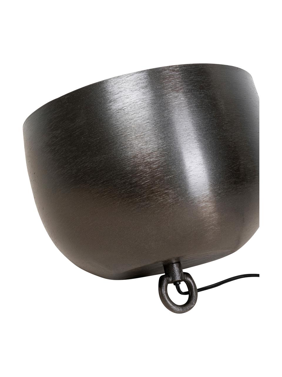 Borne d'éclairage Apollon, Noir, doré, Ø 35 x haut. 31 cm