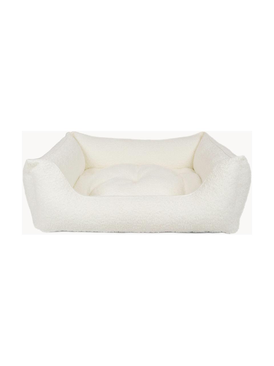 Bouclé-Hundebett Balance, verschiedene Größen, Bezug: Bouclé (100 % Polyester) , Off White, B 70 x T 50 cm