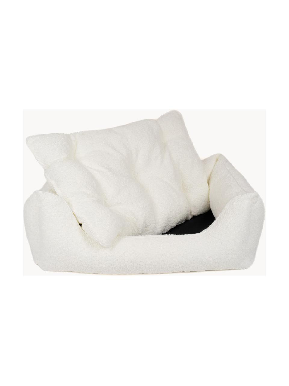 Bouclé hondenmand Balance, verschillende formaten, Bekleding: bouclé (100% polyester) M, Gebroken wit, B 70 x D 50 cm