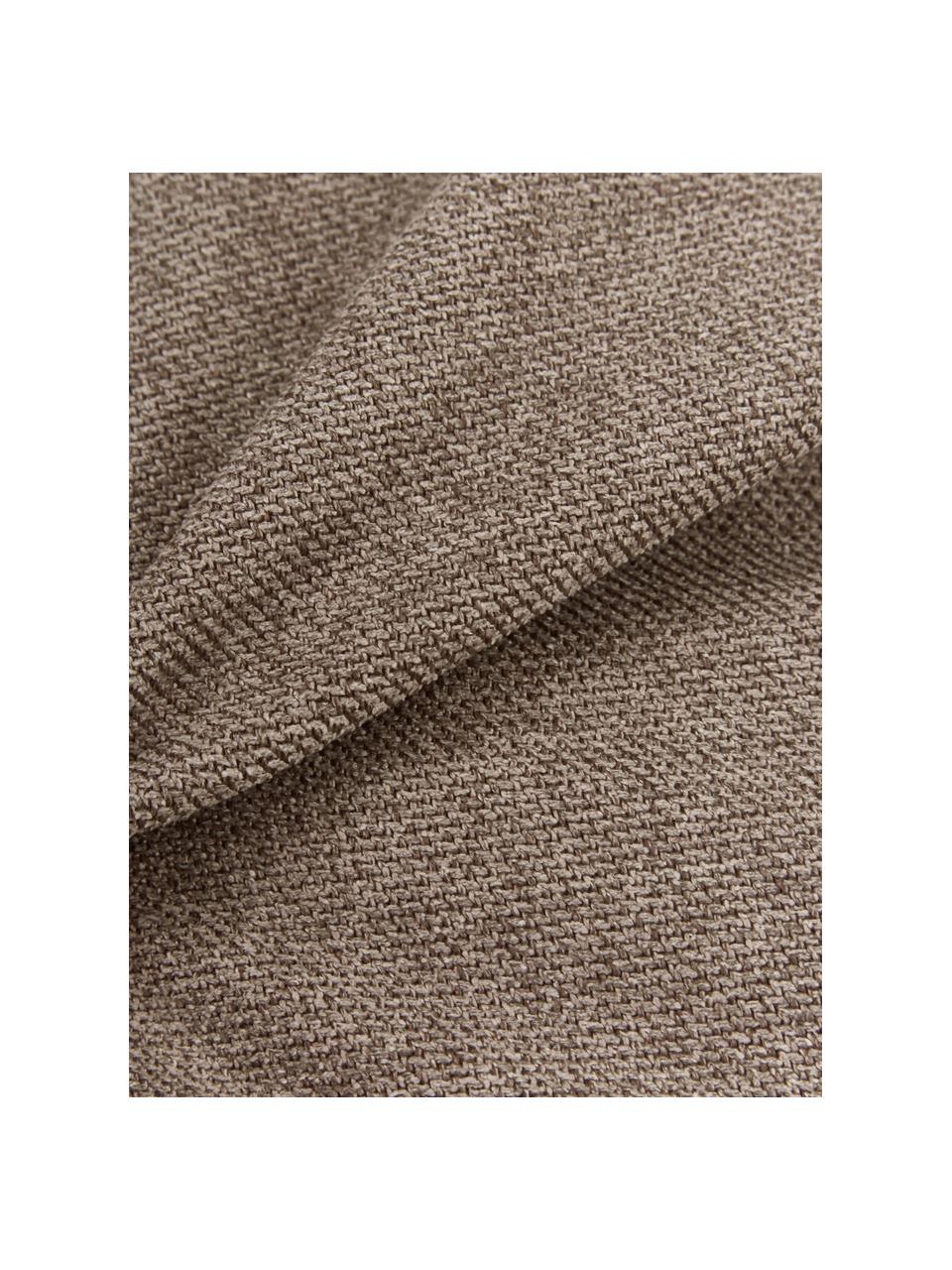 Coussin canapé Lennon, Tissu brun, larg. 60 x long. 60 cm