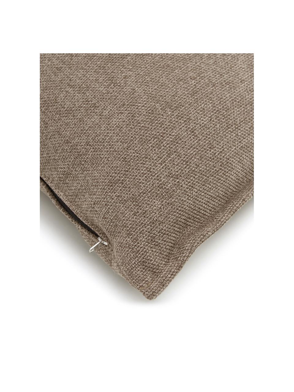 Poduszka Lennon, Tapicerka: sztruks (92% poliester, 8, Brązowa tkanina, S 60 x D 60 cm