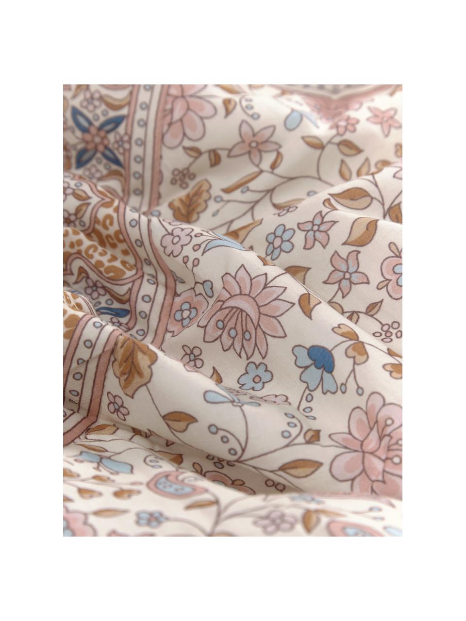 Colcha acolchada Lilou, Funda: 100% algodón, Beige claro, multicolor, An 260 x L 260 cm (para camas de 200 x 200 cm)