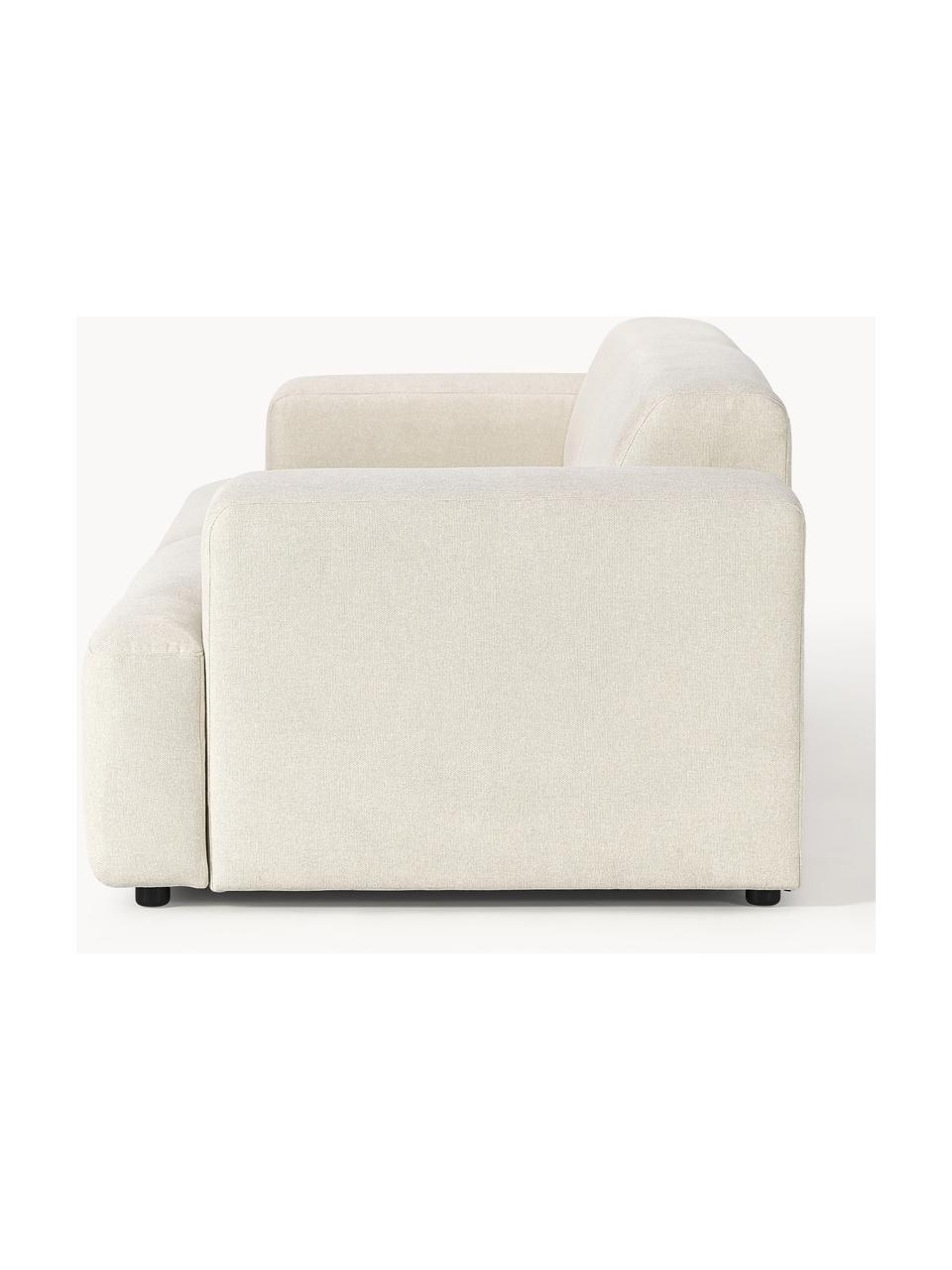 Sofa Melva (3-Sitzer), Bezug: 100 % Polyester Der strap, Gestell: Massives Kiefern- und Fic, Webstoff Off White, B 238 x T 101 cm