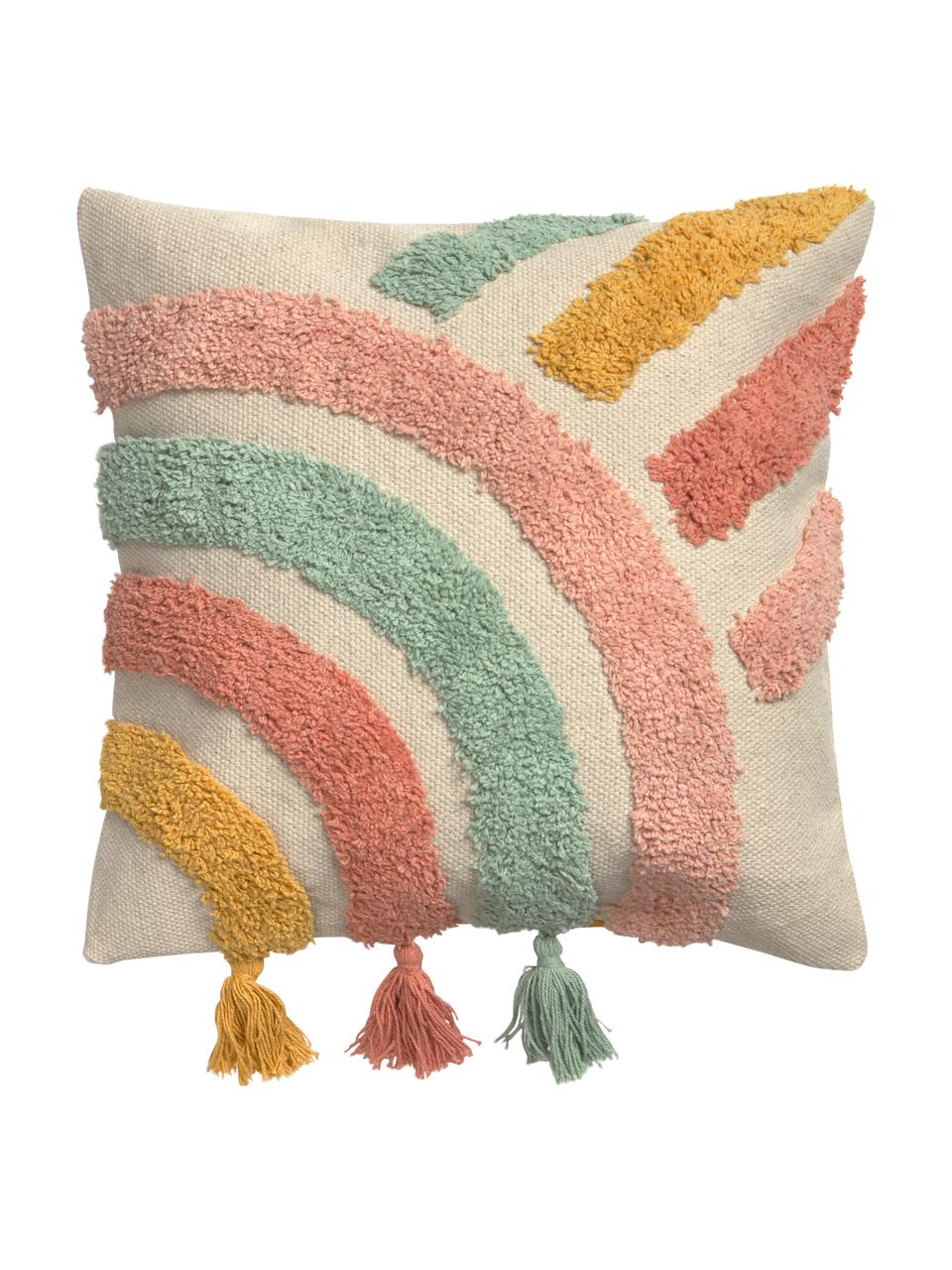 Housse de coussin 45x45 bohème Arco, Multicolore