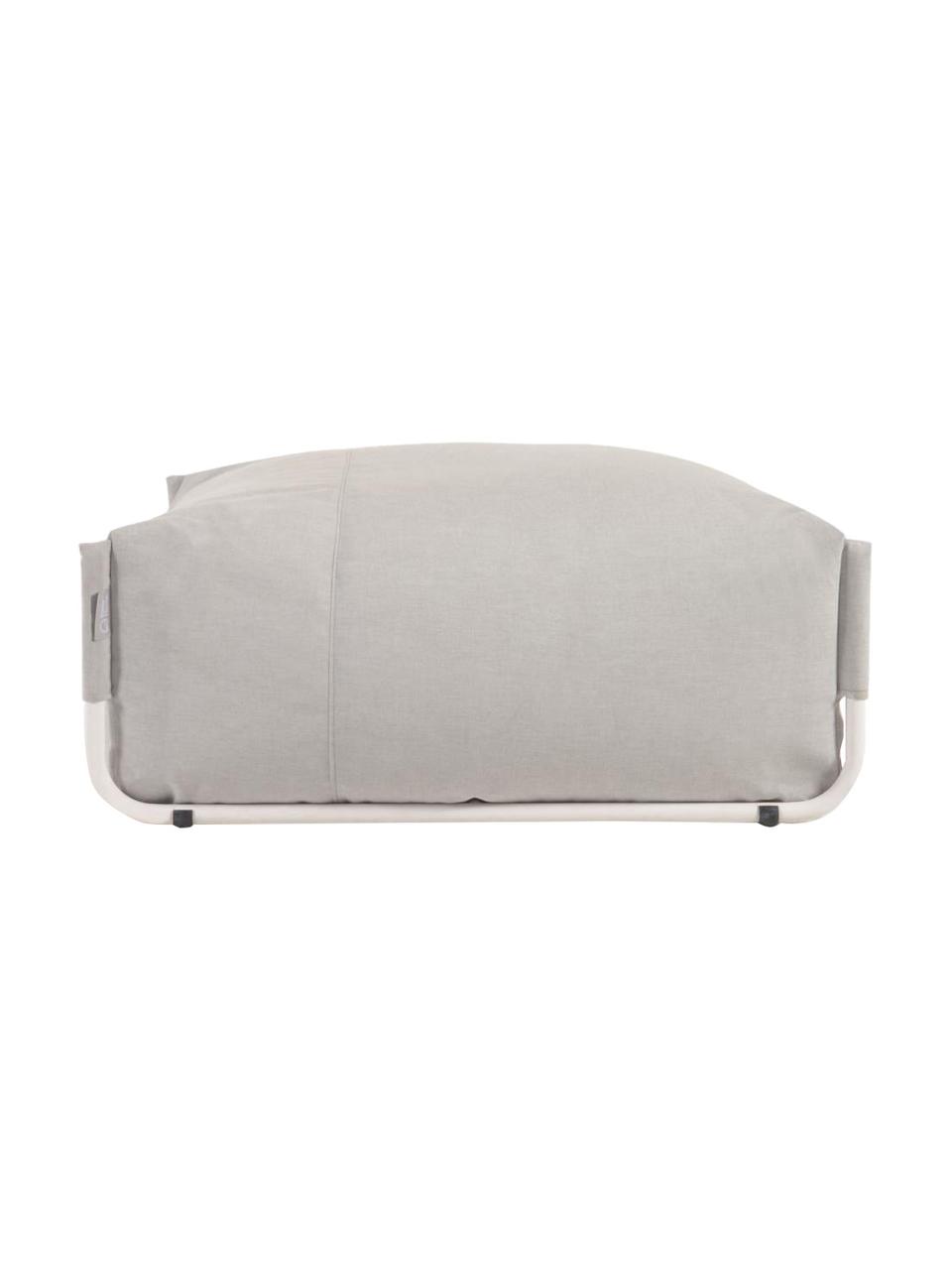 Pouf gonflable Square, Gris, larg. 101 x prof. 101 cm