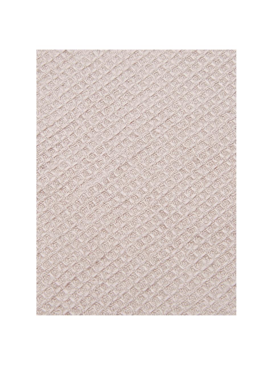 Leichtes Leinen-Handtuch Java in verschiedenen Größen, Waffelpiqué, Beige, Handtuch, B 50 x L 100 cm, 2 Stück