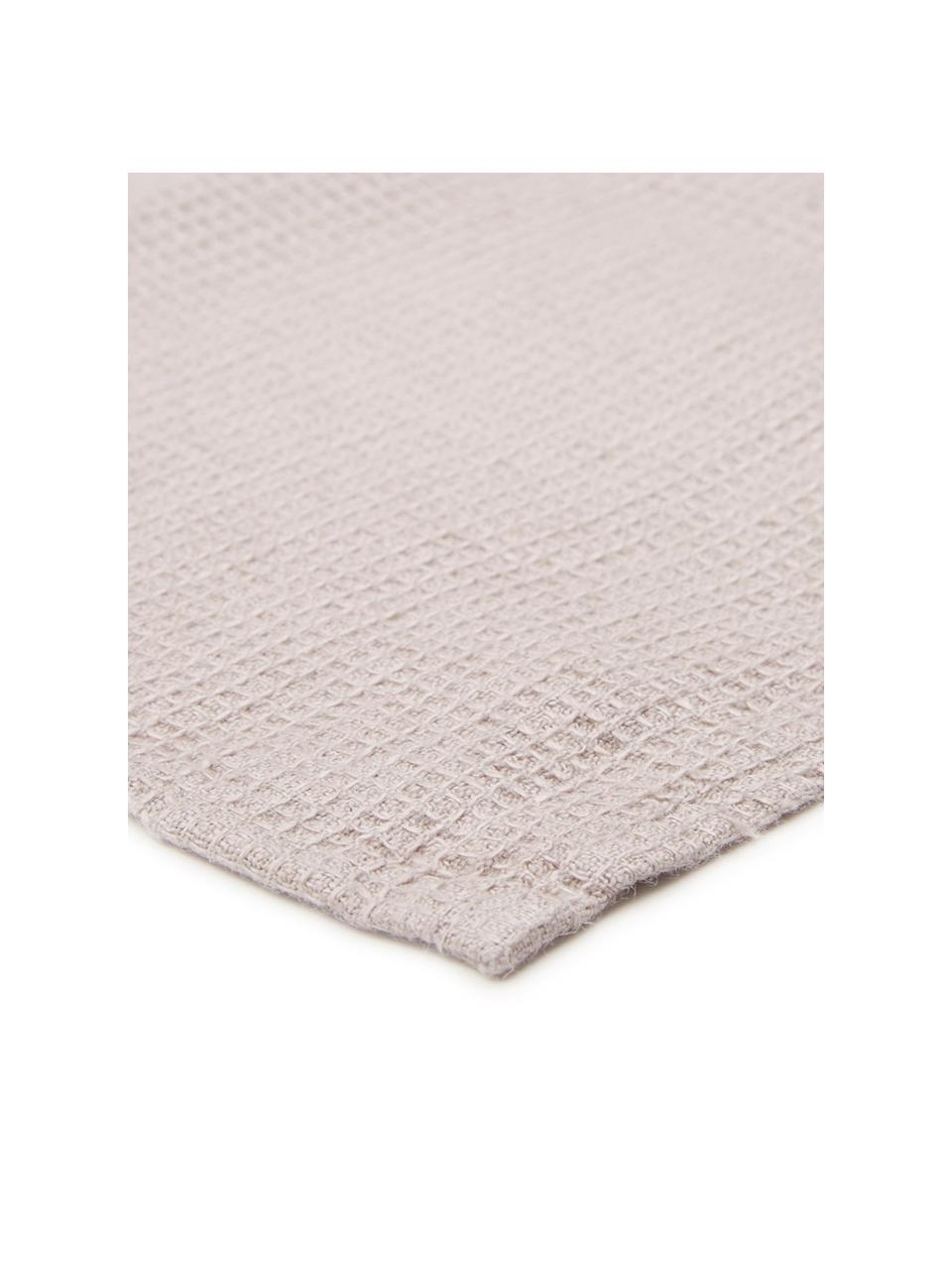 Leichtes Leinen-Handtuch Java in verschiedenen Größen, Waffelpiqué, Beige, Handtuch, B 50 x L 100 cm, 2 Stück