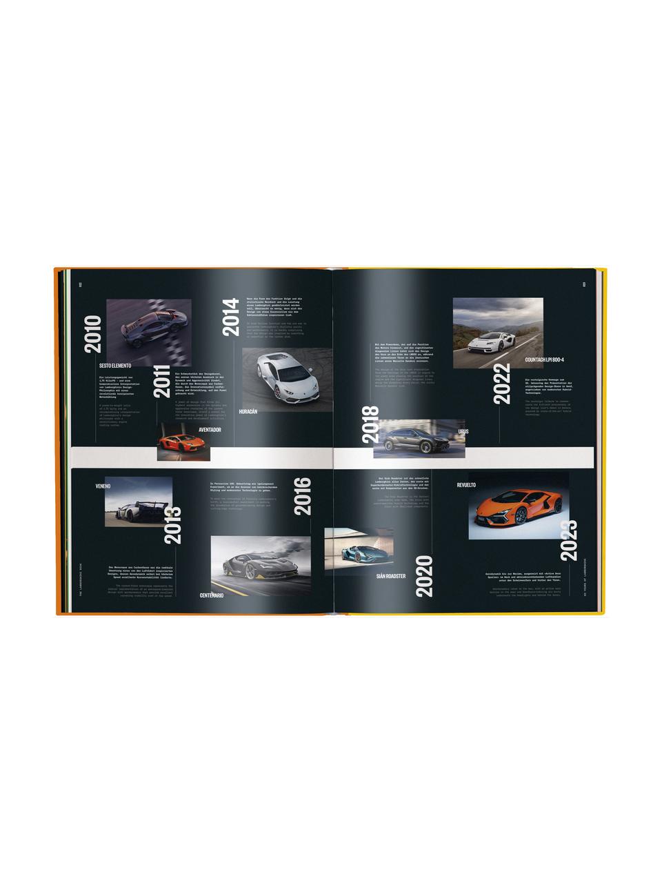 Ilustrovaná kniha The Lamborghini Book, Papier, The Lamborghini Book, Š 30 x V 38 cm