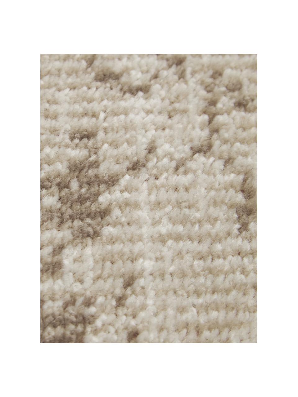Okrągły dywan wewnętrzny/zewnętrzny w stylu vintage Diana, 100% polipropylen, Beżowy, Ø 120 cm (Rozmiar S)