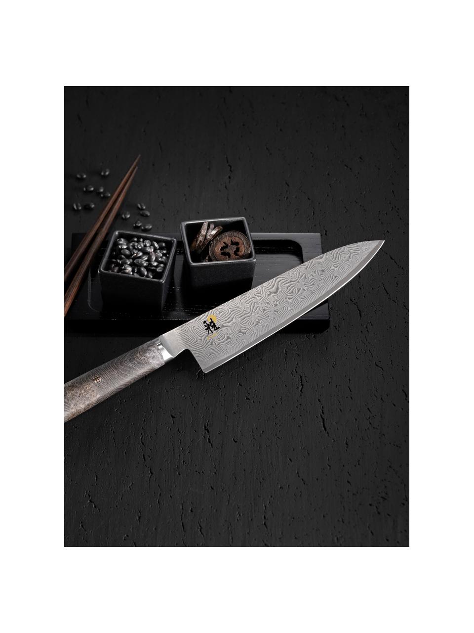 Nóż Gyuto Miyabi, Odcienie srebrnego, greige, D 34 cm