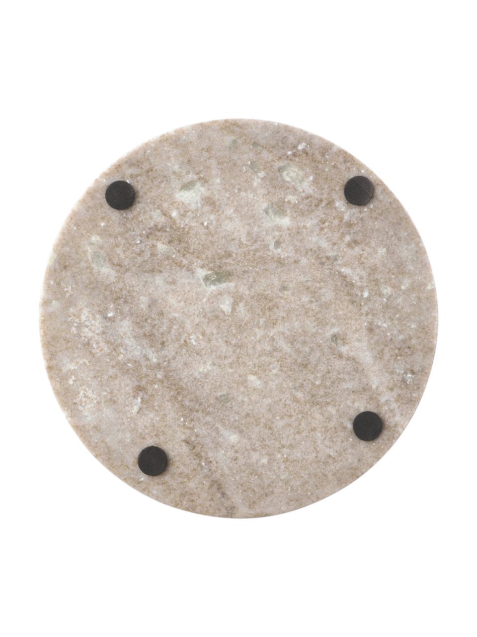 Vassoio rotondo decorativo in marmo marrone Venezia, Marmo, Marrone, Ø 25 cm