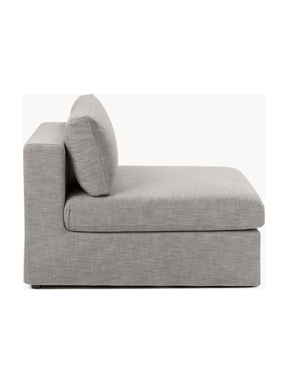 Módulo central sofá Russell, desenfundable, Tapizado: 100% algodón Alta resiste, Tapizado: relleno de espuma, Estructura: madera contrachapada de p, Patas: plástico Este producto es, Tejido gris, An 103 x F 103 cm