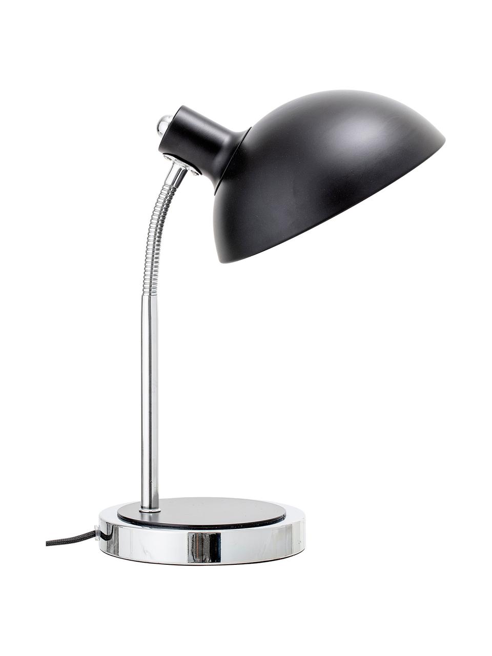 Lampa biurkowa Charlotte, Stelaż: metal, Czarny, Ø 23 x W 40 cm