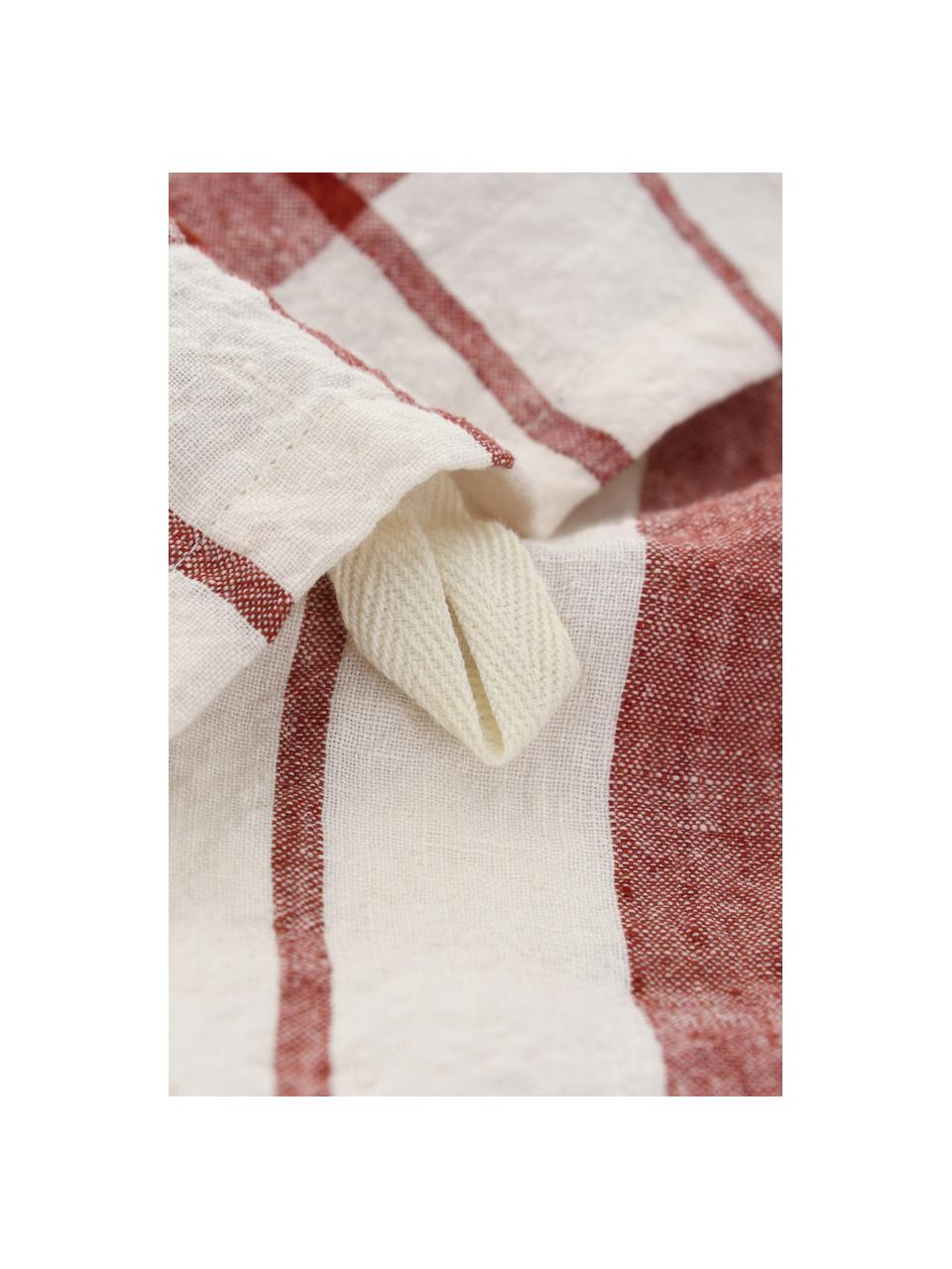 Paño de cocina de algodón Helga, 100% algodón, Rojo, blanco, An 50 x L 70 cm